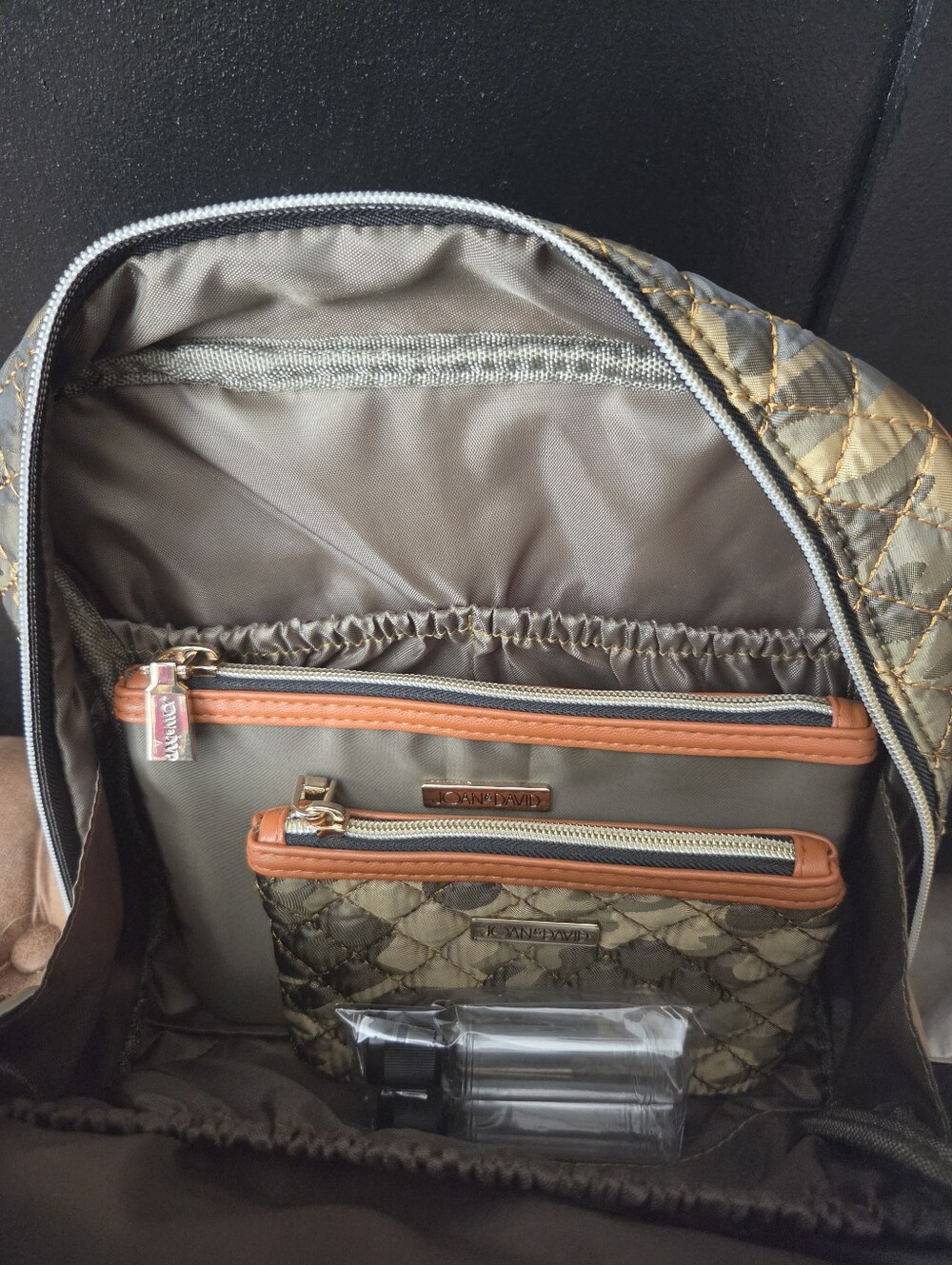 Joan & David Quilted Camo Travel Tote Set - Picture 5 of 9